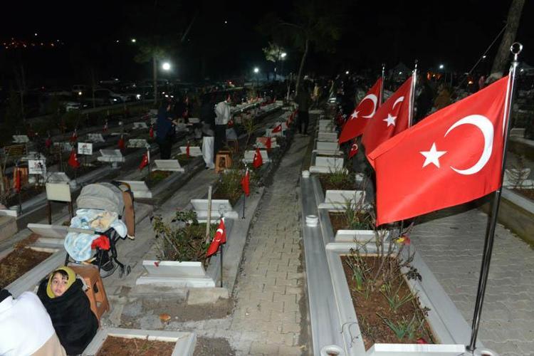 BABAANNESİNİN MEZARINI ZİYARET ETTİ