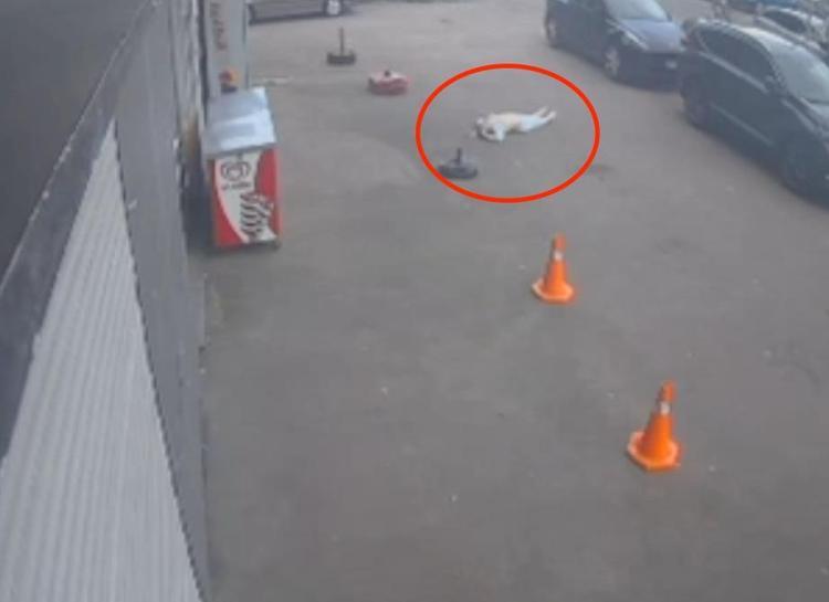 DÜŞME ANI KAMERADA