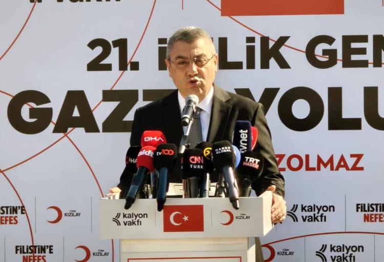 ‘ÜLKEMİZ İLE FİLİSTİN ARASINDA İYİLİK KÖPRÜSÜ OLMANIN, ONURUNU YAŞIYORUZ’