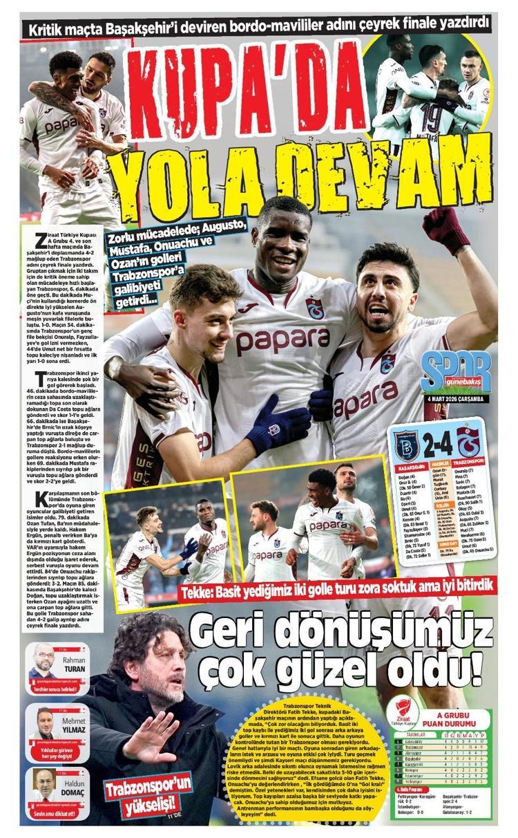 YEREL BASIN MANŞETLERİ