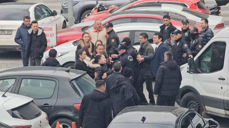 ADLİYE ÇIKIŞI SANIĞA TEPKİ