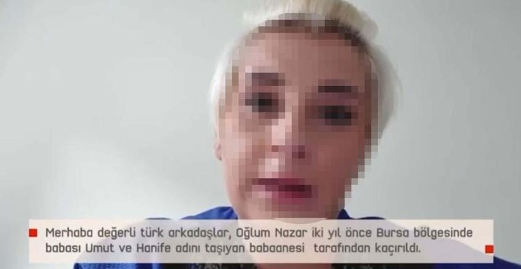 OĞLUNU ARADIĞI BİR VİDEO PAYLAŞMIŞ