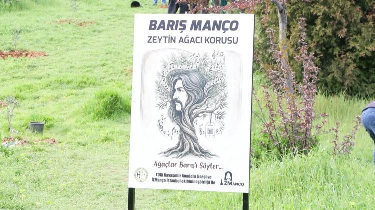 ‘BARIŞ MANÇO ADINA ZEYTİN AĞAÇLARI OLUŞTURDUK’
