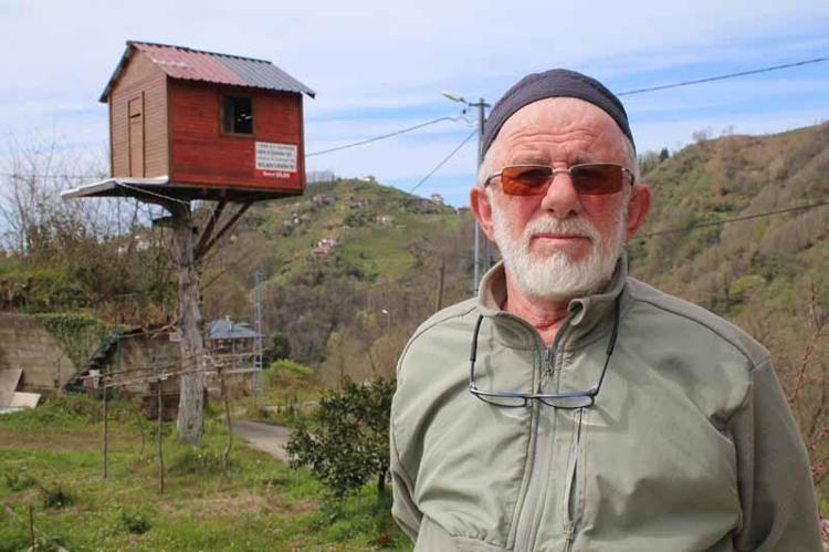 KÖYDE BİR SEMBOL GİBİ OLDU