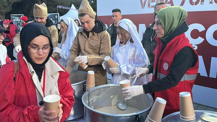 ÇANAKKALEDE 57’NCİ ALAYA VEFA YÜRÜYÜŞÜ