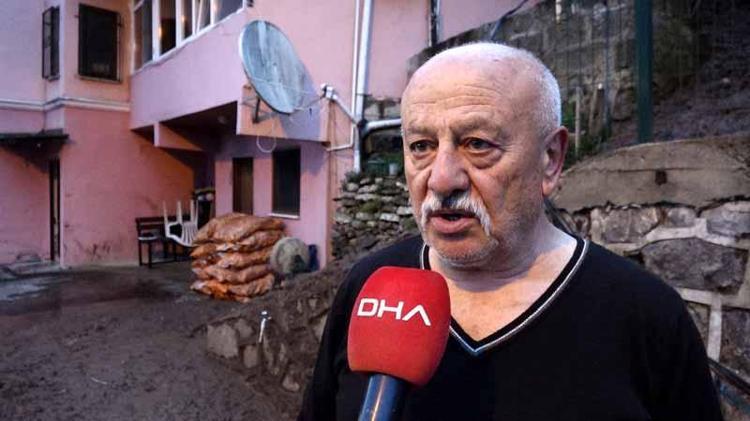 ŞİDDETLİ YAĞMURUN ARDINDAN HEYELANLA KARŞILAŞTIK