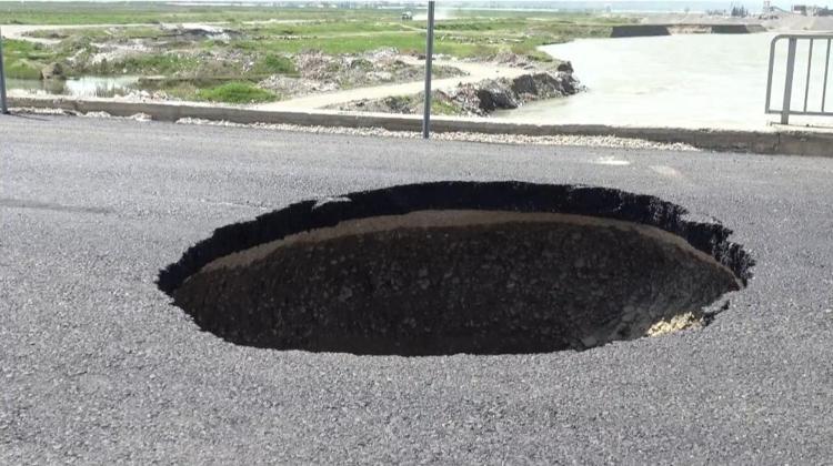 8 GÜN SONRA ÇUKUR OLUŞTU