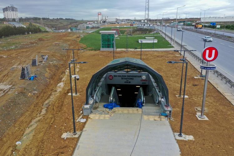 17,5 KİLOMETRELİK ARNAVUTKÖY-HALKALI HATTINDA ÇALIŞMALAR DEVAM EDİYOR