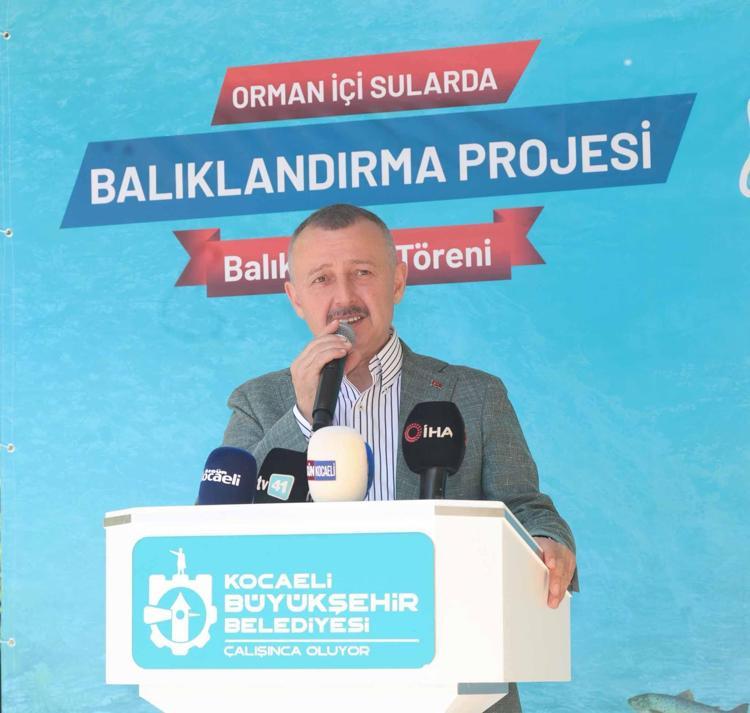 ‘HEM DENİZE BALIK BIRAKIYORUZ HEM DE AKARSULARIMIZI BALIKLANDIRIYORUZ’