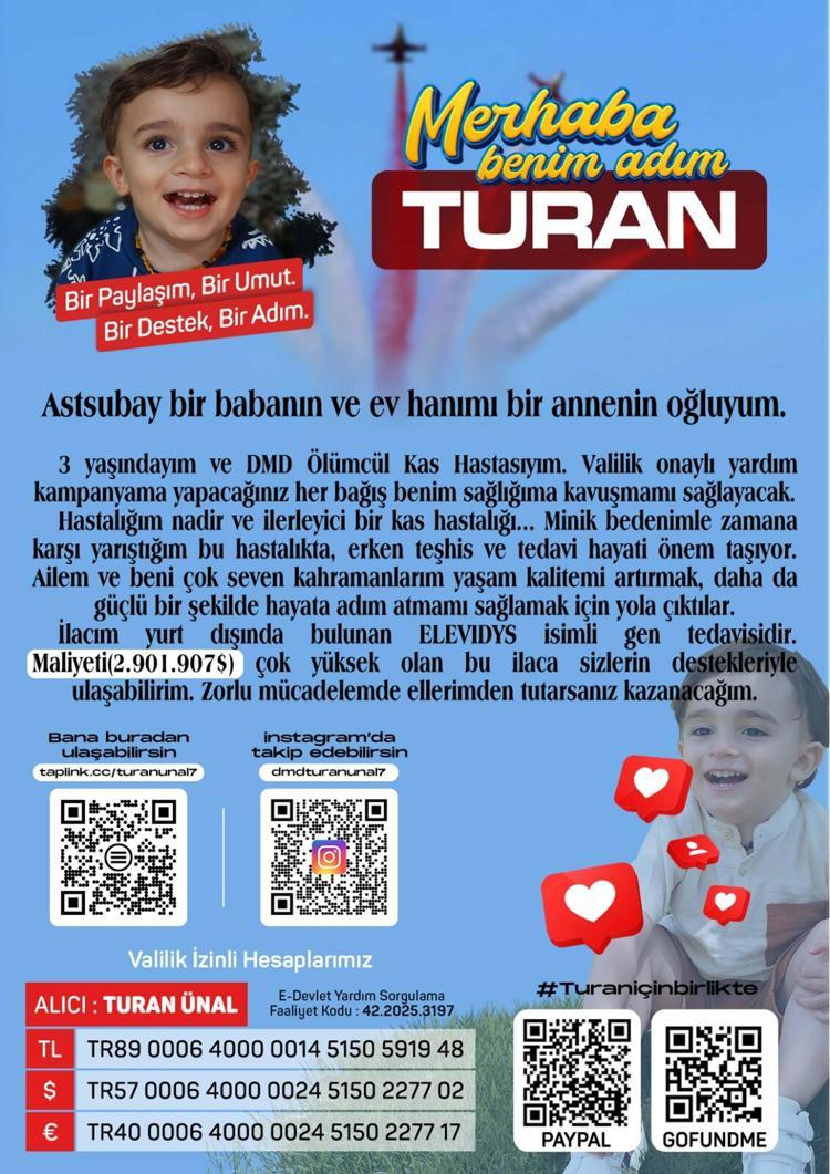 3 MİLYON DOLARLIK İLAÇ İÇİN YETİŞEMİYORUZ