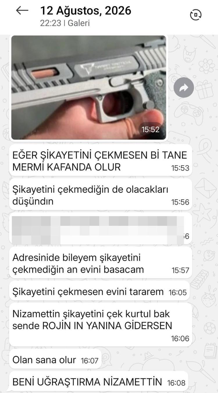 ‘ŞİKAYETİNİ ÇEK, YOKSA SEN DE ROJİN’İN YANINA GİDERSİN’