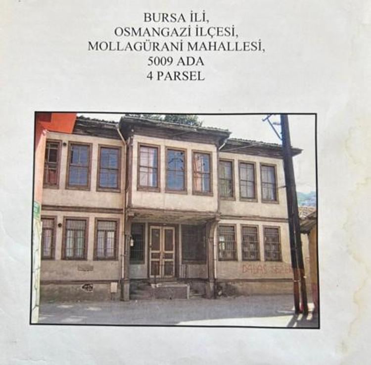 BUTİK OTEL OLARAK HİZMET VEREN KONAĞIN BAHÇESİNDE KORUNUYOR