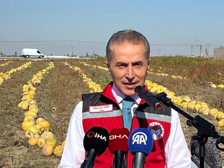 KABAK ÇEKİRDEĞİ ÜRETİMİNDE BİRİNCİ SIRADAYIZ Etkinlikte konuşan Vali Kök, Kapadokyanın turizm gücü ile kentin tarımsal üretim potansiyelinin birbirini tamamlayan zenginlikler olduğunu dile getirerek, Nevşehir denildiğinde akla ilk turizm gelmektedir. Ancak en az turizm kadar önemli olan tarımsal üretimimiz ve tarımsal üretimden elde ettiğimiz ihracat gelirlerimizdir. Şehrimizin Gayri Safi Milli Hasılasına baktığımızda bunun yüzde 21ini tarımsal üretim oluşturmaktadır. 47 bin tonluk üretimle şu anda Türkiyede çerezlik kabak çekirdeği üretiminde birinci sıradayız. Bu başarı, sizlerin başarısı, çiftçilerimizin alın teridir dedi. PLANLI ÜRETİM MODELİNE GEÇTİK Bakan Yardımcısı Ebubekir Gizligider ise bakanlık olarak sürdürülebilir tarım için projeler yürütüldüğünü söyleyerek, Türkiyede çeşit olarak 206dan fazla ürün yetişiyor. Alt grupları sayacak olursak 400den fazla. Buna dünyada çok nadir rastlanabiliyor. İklim çeşitliliği, köprü ülke olma durumumuz ürün çeşitliliğimize de yansımış durumda. Bize düşense bu üretimi sürdürülebilir kılmaktır. İşte bu yönüyle 2023 yılında başladığımız sürdürülebilir üretim anlayışıyla planlı üretim modeline geçtik. Bu kapsamda stratejik ürünlerimizi belirledik ve çok özel desteklerle 922 ilçemizde bu planlamayı yaptık. Türkiyede konuşulan, ne zaman planlı üretime geçebileceğiz sorunlarını Allahın izniyle bitirdik. Kabak çekirdeğini de Nevşehir ile birbirinden ayrılmaz şekilde coğrafi işaretle tüm dünyaya ilan ettik diye konuştu. Etkinlik, öğrenciler arasında düzenlenen yarışmada dereceye girenlere hediyelerinin verilmesiyle sona erdi. (DHA)