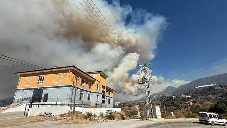 Alanyadaki orman yangınında 2nci gün