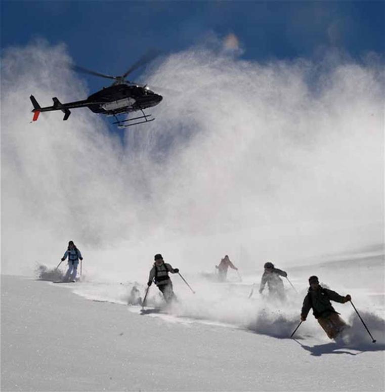 Kaçkarlarda heliski heyecanı başlıyor