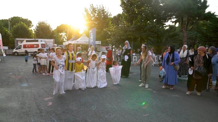 Küçükçekmece’de çocuklar ‘Sokakta Oyun Var’ etkinliğinde buluştu