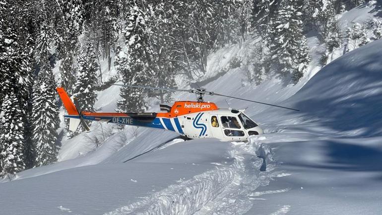 Heliski heyecanı sürüyor; ilk kafile, adrenalin dolu anlar yaşadı