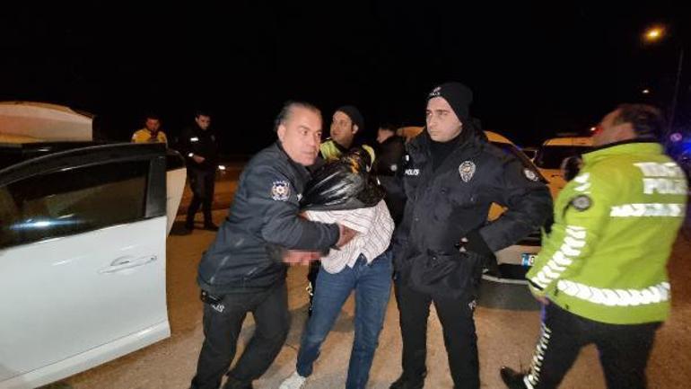 15 kilometre kaçan alkollü sürücüye, 15 bin 450 lira ceza kesildi