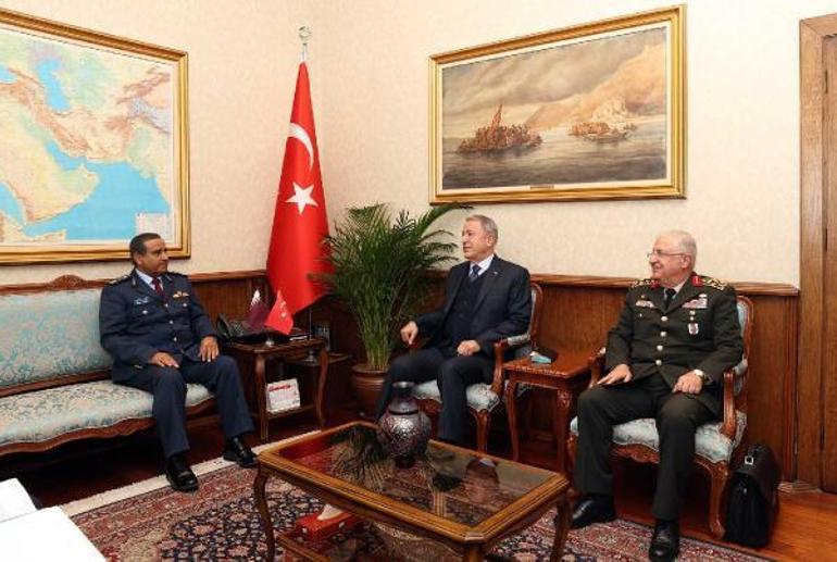 Bakan Akar, Katar Genelkurmay Başkanı ile görüştü