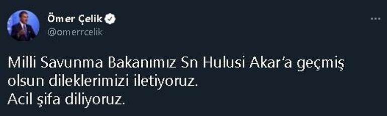 Bakan Akar, koronavirüse yakalandı