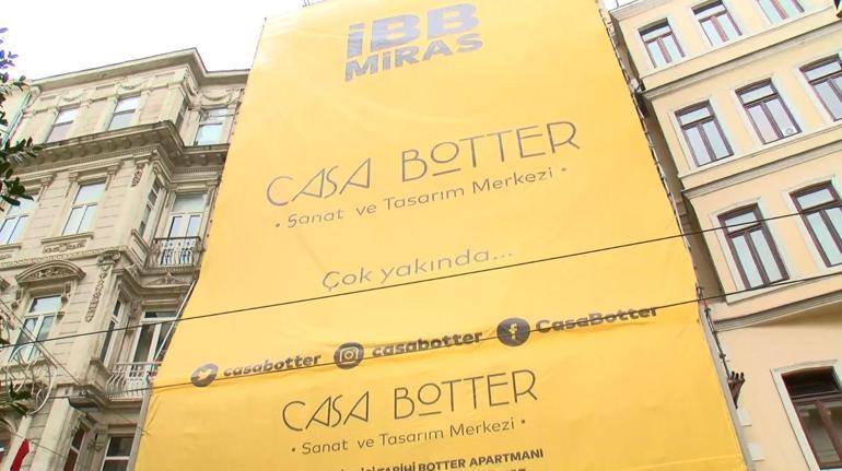 Botter Apartmanının restorasyon çalışmaları başladı