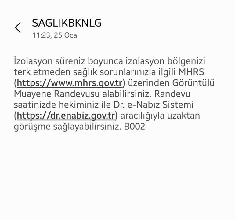 Kovidlilere evinde görüntülü online muayene