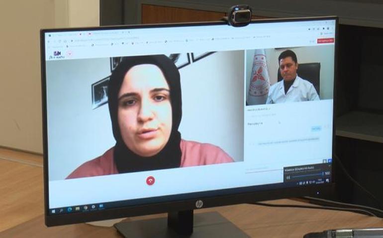 Kovidlilere evinde görüntülü online muayene