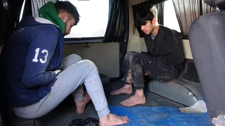 Polis aracına çarpan minibüsteki kaçak göçmenlerden Bulgaristanda darp iddiası