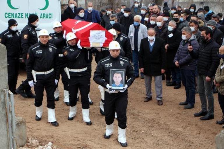 Kalp krizinden hayatını kaybeden çevik kuvvet polisi için tören