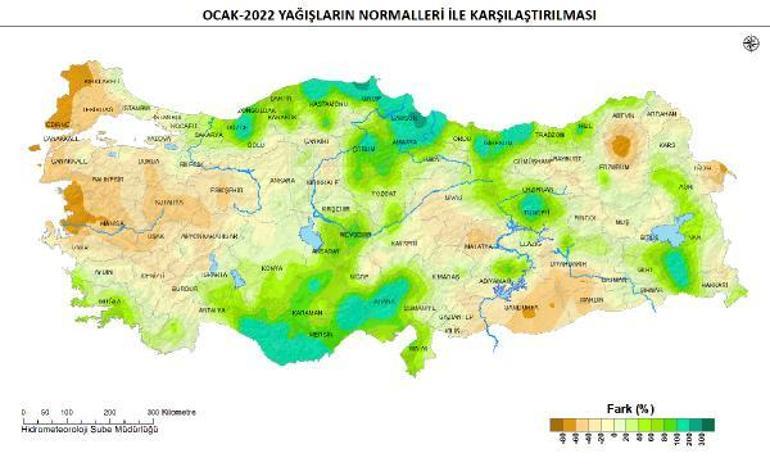 Ocak ayında yağış bereketi
