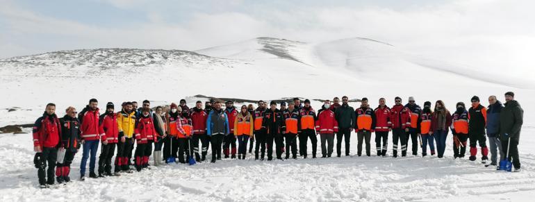 AFAD ve UMKEden çığ tatbikatı