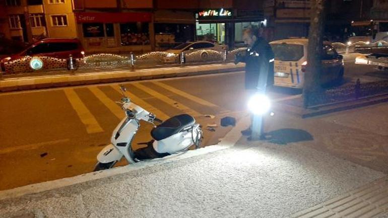 İlk yardımla hayata döndürülen motosiklet sürücüsü, yaşama tutunamadı