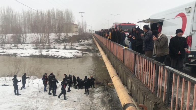 Muşta nehre düşen Yağmuru arama çalışmalarında 3üncü gün