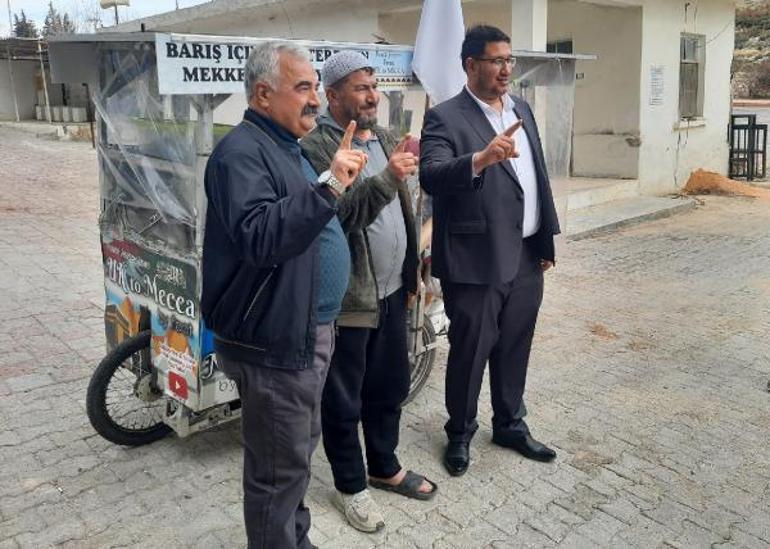 Hac için İngiltereden yürüyerek yola çıkan Iraklı, Mersin’de