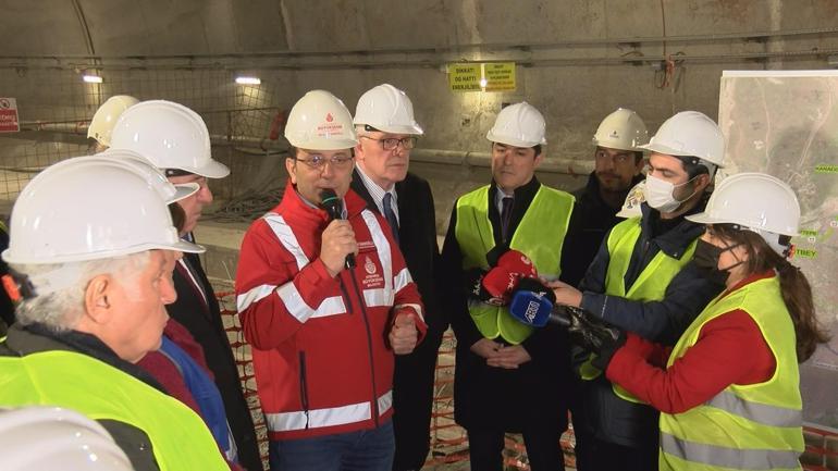 Kabataş-Mecidiyeköy-Mahmutbey metro hattındaki son rayların kaynatma işlemi yapıldı