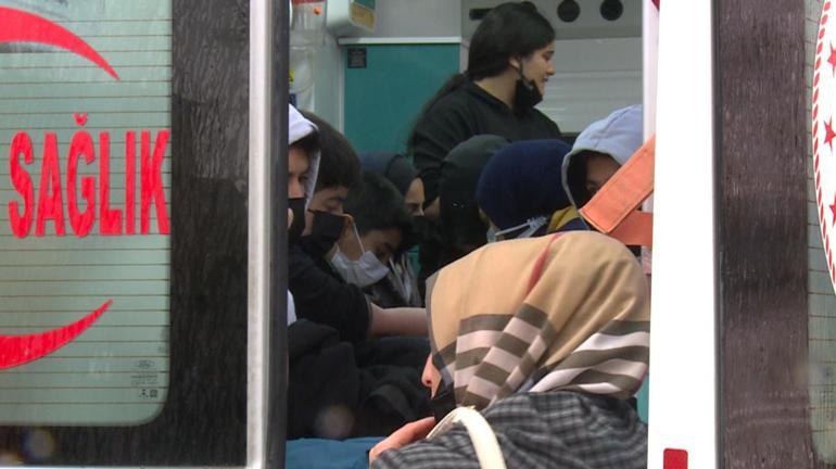 70 öğrenci zehirlenme şüphesiyle hastaneye kaldırıldı