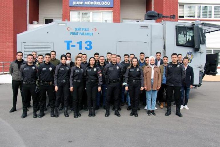 Şehit eşi gibi polis olmak için gün sayıyor