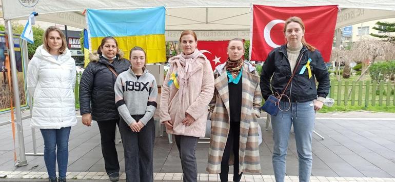 Hataydaki Ukraynalılardan savaş mağdurları için yardım kampanyası