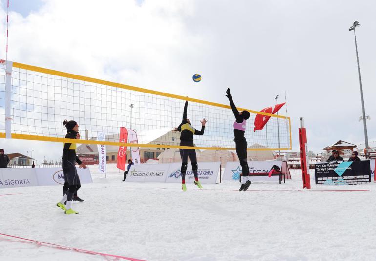 Kar Voleybolu Türkiye Şampiyonası sona erdi