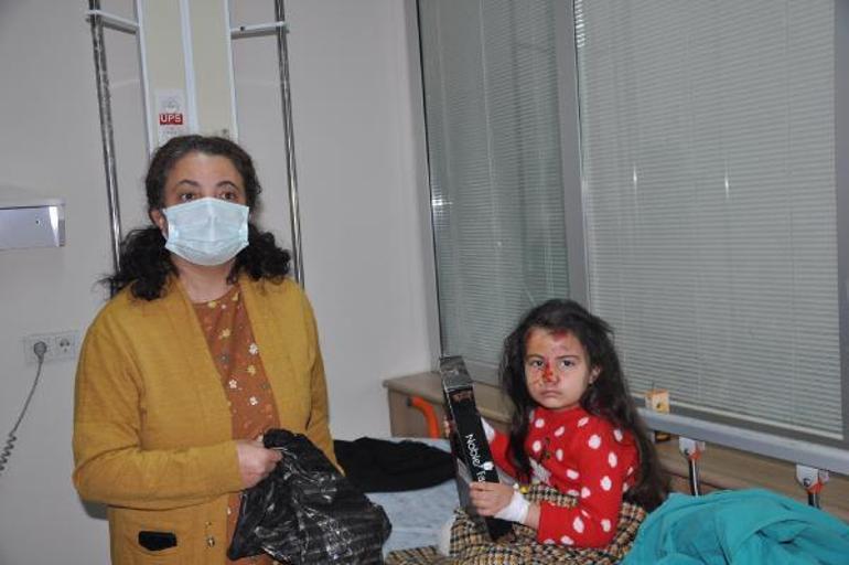 Polis memuru, Aysimayı otomobilin altında kalmaktan kurtardı, kendisi yaralandı