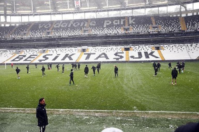 Beşiktaş, Galatasaray hazırlıklarını sürdürdü