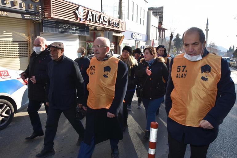 Tekirdağdan Çanakkaleye, 57nci Alay Vefa Yürüyüşü başladı