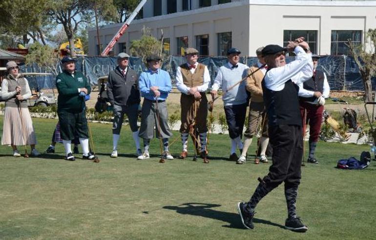 Antalyada nostalji golf turnuvası başladı