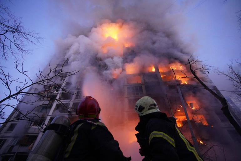 Kiev’in bölgelerine saldırılar devam ediyor: 2 ölü