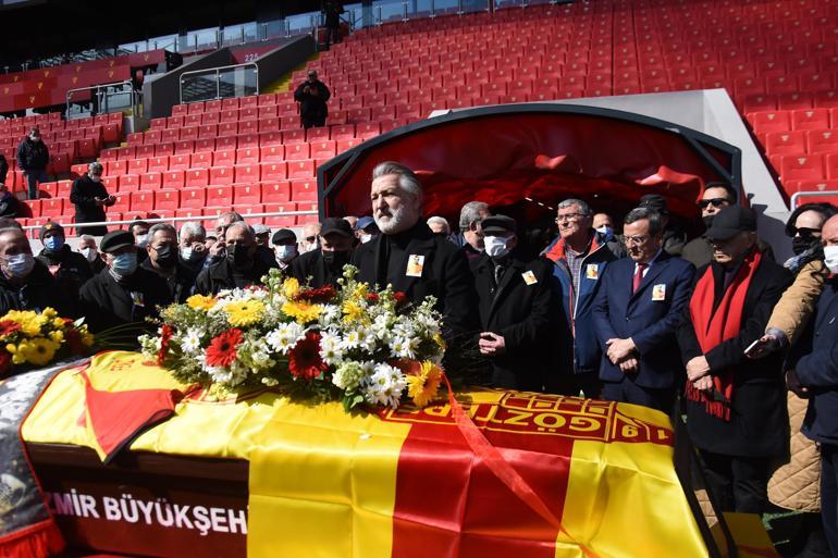 Göztepenin efsane ismi Fevzi Zemzem son yolculuğuna uğurlandı