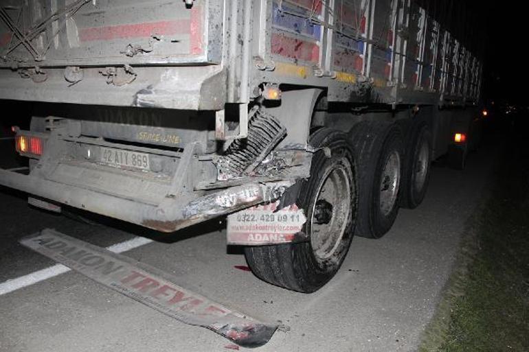 TIRa çarpan otomobilin sürücüsü öldü