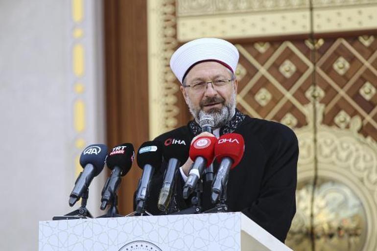 Diyanet İşleri Başkanı Erbaş, Ayşe Hatun Camisinin açılışını yaptı