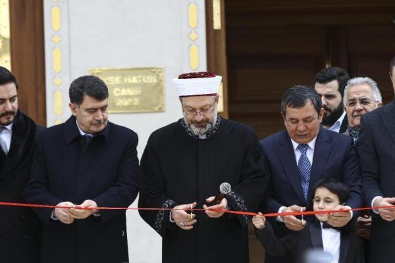 Diyanet İşleri Başkanı Erbaş, Ayşe Hatun Camisinin açılışını yaptı