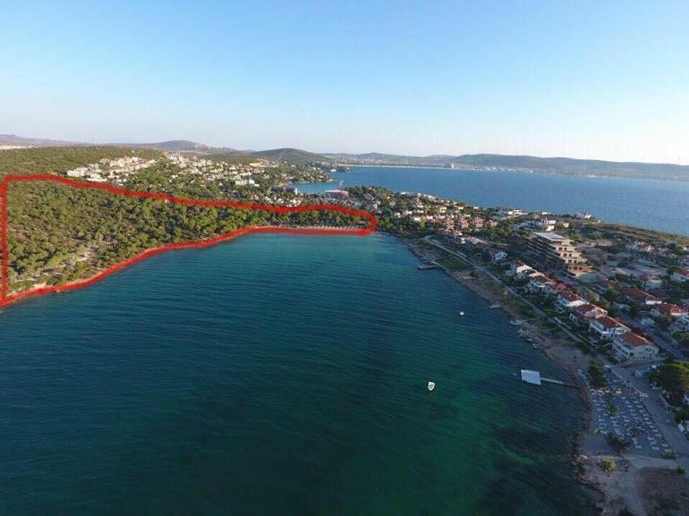 Paşalimanı Koyundaki 21 arsanın açık ihalesi iki firmanın katılımıyla yapıldı