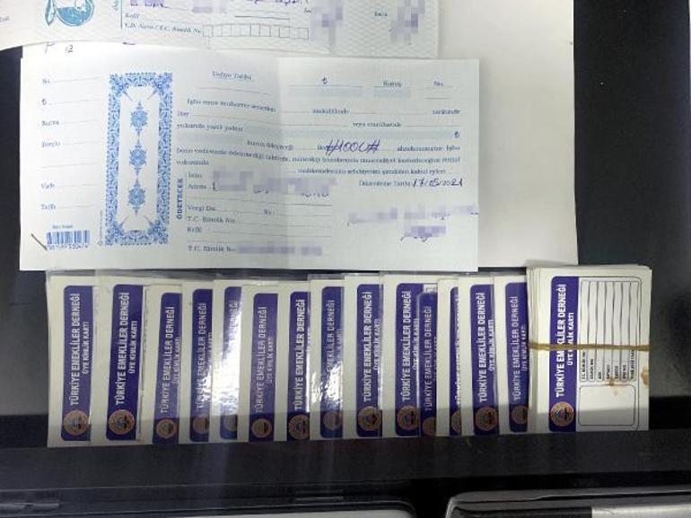 Emekliler Derneği yöneticilerine tefecilikten gözaltı